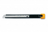 Нож с выдвижным лезвием, металлический корпус, OLFA, 9 мм